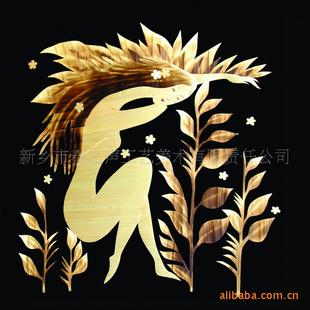 新乡市春之声工艺美术有限责任公司 产品供应 家居装饰麦秆工艺画